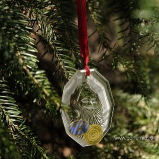cristal bohemia glob mos Craciun