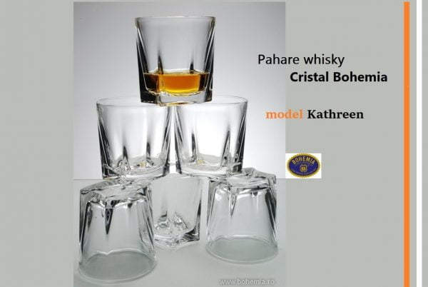 cristal bohemia pahare whisky kathreen