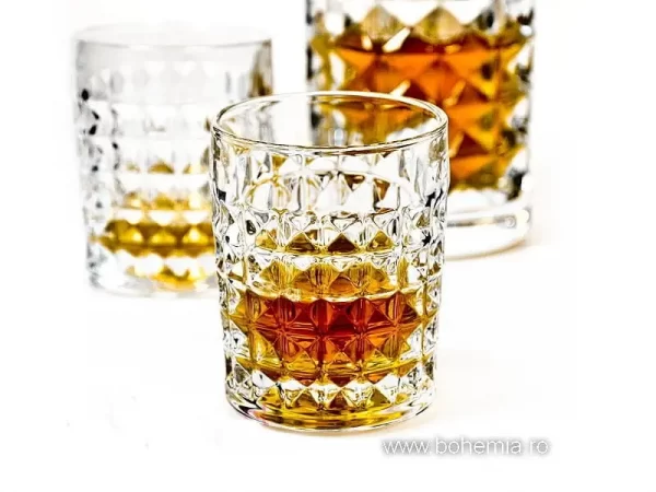 set whisky Bohemia cristalit Diamond 1