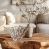 fructiera florale cristal bohemia 36cm