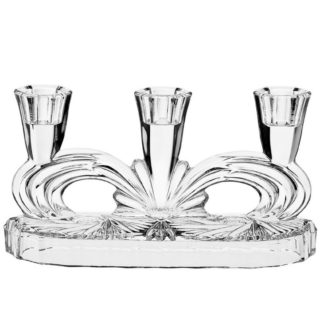 SFESNIC 3 BRATE 22.5 CM DIN CRISTAL DE BOHEMIA - Ingrid