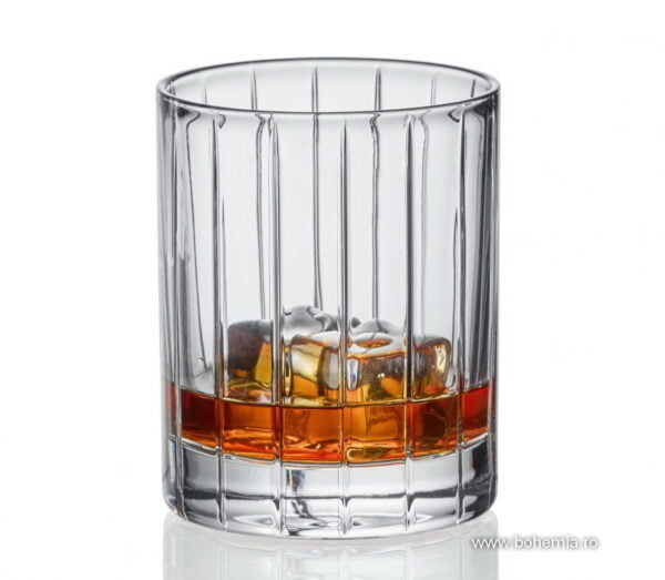 pahare whisky cristal bohemia caren