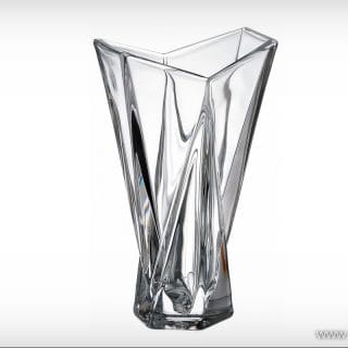 vaza bohemia cristal origami