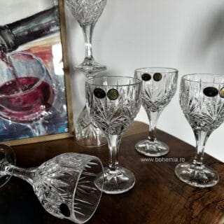 PAHARE VIN ELISE2 cristal bohemia