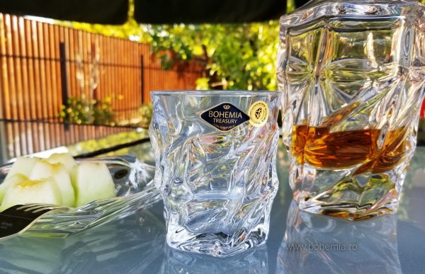 pahare whisky cristal Bohemia Flamenco