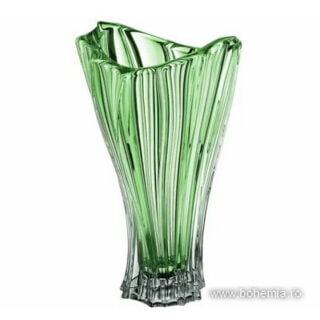 vaza cristal bohemia plantica venus verde3