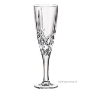 pahare sampanie Brixton Bohemia cristal