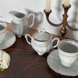 set cafea ceai portelan maria tereza gold