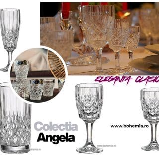 colectia pahare angela cristal bohemia