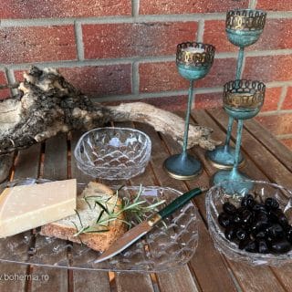 set platou 2 boluri tiny cristal bohemia.