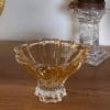 BOL 15CM CRISTAL BOHEMIA PLANTICA AMBER.