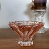 BOL 15 CM BOHEMIA CRISTALIN PLANTICA ROZ 2 BOL 15CM CRISTAL BOHEMIA PLANTICA ROZ.