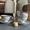 set de cafea ceai portelan claire.