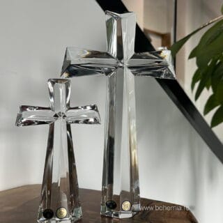 set 2 cruci cristal bohemia