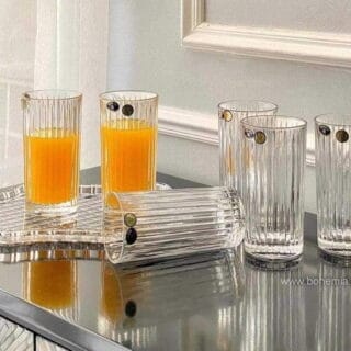 skyline cristal bohemia pahare apa