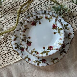 set desert iwona rose portelan.