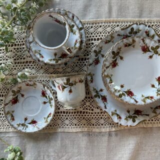 set rasfat iwona trandafiri 2 portelan