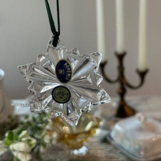 glob fulg de nea cristal bohemia 77389