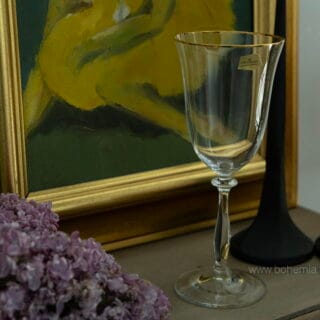 pahare vin cristal bohemia angela gold