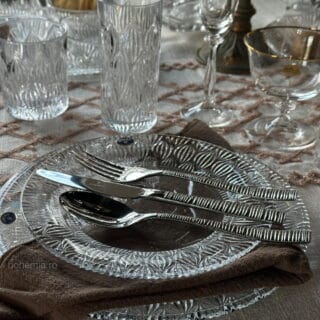 SERVICIU MASA ONION bohemia cristal
