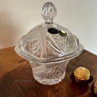 caseta cristal bohemia perla mat.