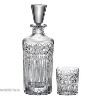 cristal bohemia SET WHISKY CU STICLA LENAS