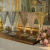 glacier color mix pahare vin bohemia cristal