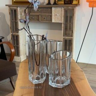 SET 3VAZE aria bazalt cristal bohemia