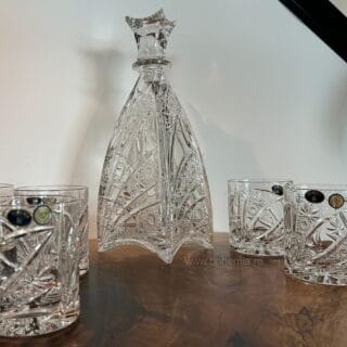 set decanter pahare whisky thea.