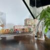 UN GAND CATRE CER- SET CRISTAL BOHEMIA