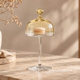 PATISERIA SECRETA CASETA CRISTAL BOHEMIA GOLD AMBER