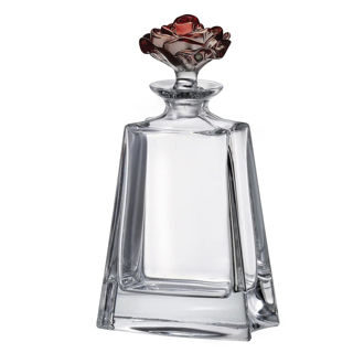 STICLA WHISKY CRISTAL BOHEMIA ROSE.