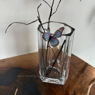 VAZA AIRA BAZALT 25CM cristal bohemia