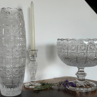 VAZA BOL SFESNIC cristal bohemia lucrat manual