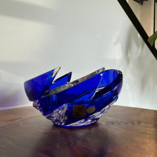 bol neptun albastru cristal bohemia