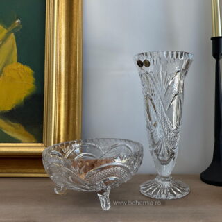 set bol vaza marylin bohemia cristal