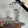 set caseta vaza ingrid bohemia cristal