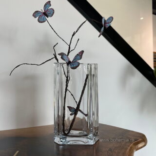 vaza cristal bohemia bazalt 25cm