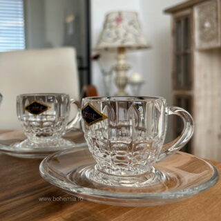 bohemia cristal cesti cafea diplomat