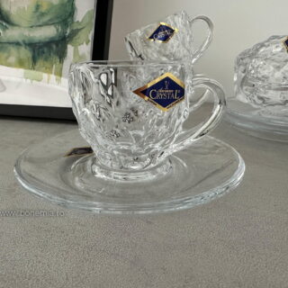cescute de cafea cristal bohemia morris