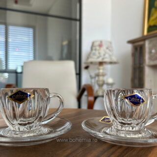 cesti cafea cristal bohemia plantica