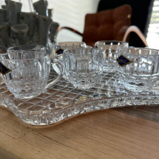 cesti cafea espresso cristal Bohemia